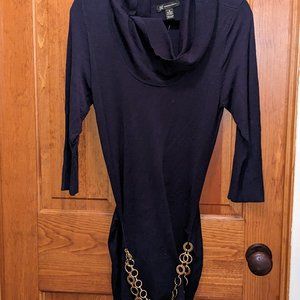 New INC sweater tunic. Dark navy. Women's size M